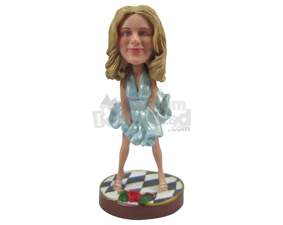 Custom Bobblehead Gorgeous Woman Dancing To The Beats - Leisure & Casual Casual Females Personalized Bobblehead & Cake Topper Custom Bobblehead Gorgeous Woman Dancing To The Beats - Leisure & Casual Casual Females Personalized Bobblehead & Cake Topper